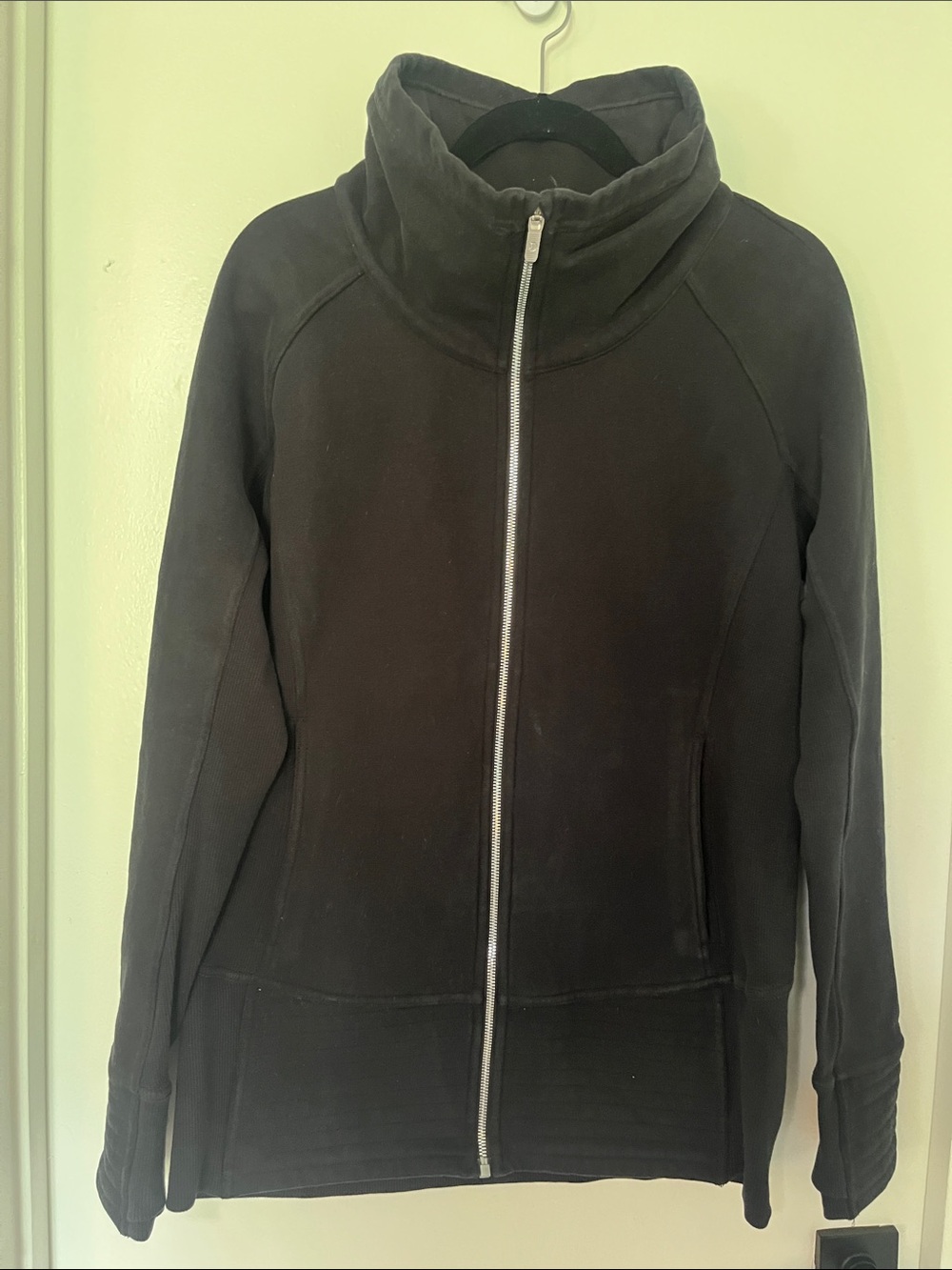 Lululemon Black Radiant Jacket II Full Zip Funnel Neck Fleece